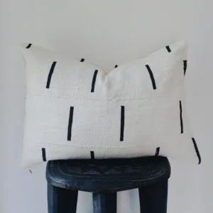 Kolokani Cream Mudcloth Cushion